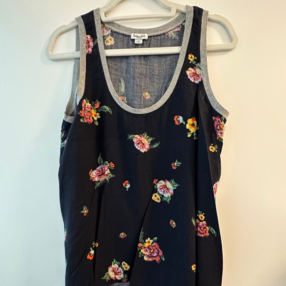 Splendid Lightweight, Floral Print Tank